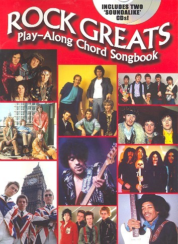 Rock greats (+2 CDs): playalong chord book