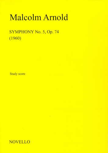 Symphony no.5 op.74 for orchestra study score Sachania, Millan,  ed