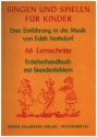 Singen und Spielen fr Kinder Einfhrung in die Musik, 66 Lernschritte Erziehungshandbuch mit Stundenbildern