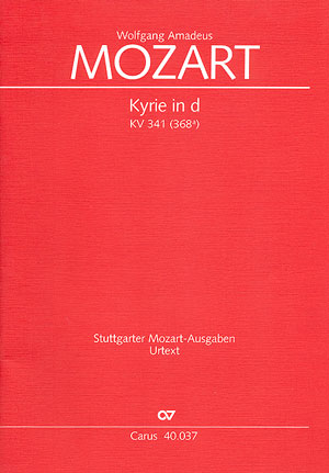 Kyrie d-Moll KV341 fr Chor, Orchester und Orgel Partitur