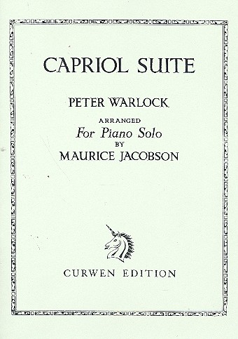 Capriol suite for piano solo