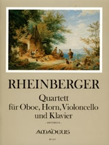 Quartett fr Oboe, Horn, Violoncello und Klavier,  Partitur und Stimmen Meier, Kurt,  ed