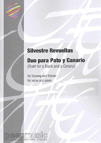 Duo para pato y canario for voice and piano