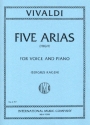 5 arias for high voice and piano