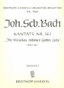 Ihr Menschen rhmet Gottes Liebe Kantate Nr.167 BWV167 Violine 1