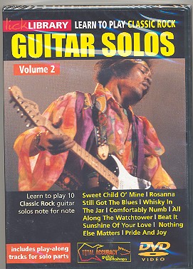 Learn to play classic rock guitar solos vol.2 DVD lick library