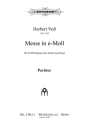 Mess e-Moll fr gem Chor (Sopransolo  ad lib.) und Orgel Partitur