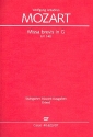 Missa brevis G-Dur KV140 fr Soli (SATB), Chor, 2 Violinen und Bc,  Studienpartitur