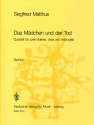 Das Mdchen und der Tod fr Streichquartett Partitur