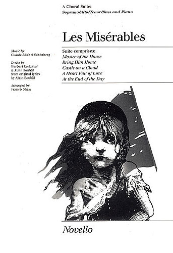 Les Misrables Medley for mixed chorus and piano score