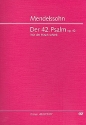 Wie der Hirsch schreit op.42 Psalm 42 fr Soli, gem Chor und Orchester Studienpartitur