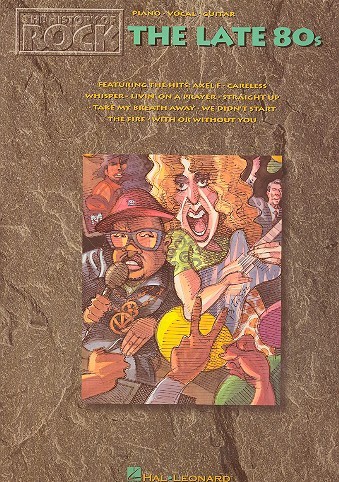 The Late 80s: Songbook piano/vocal/guitar the history of rock series