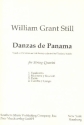 Danzas de Panama for string quartet score