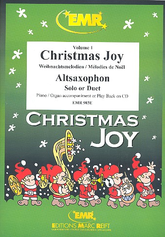 Christmas Joy vol.1 Weihnachtsmelodien fr 1-2 Altsaxophone und Klavier (Orgel)