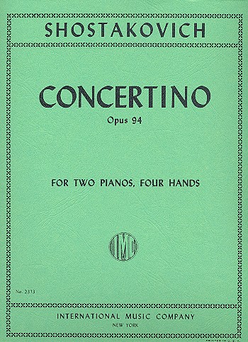 Concertino op.94 for 2 pianos 4 hands 2scores