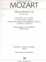 Missa brevis d-Moll KV65 fr Soli, Chor und Orchester Cello/Ba