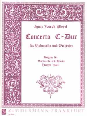 Concerto C-Dur fr Violoncello und Orchester Klavierauszug fr Violoncello und Klavier