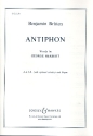 Antiphon op. 56b Nr. 50 fr gemischter Chor (SATB) und Orgel Solostimmen ad libitum