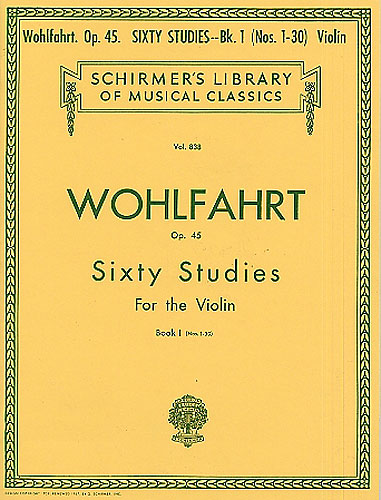 60 Studies op.45 vol.1 (nos.1-30) for violin