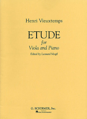 Etude c minor for viola and piano