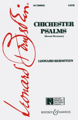 Chichester Psalms 2. Satz fr gem Chor (MCh), Knaben-Solo und Klavier, Partitur (hebr)