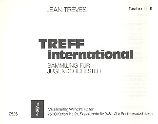 Treff International Band 1: fr Blasorchester Tenorhorn 1