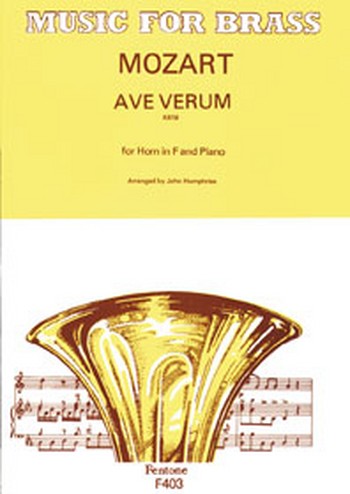 Ave verum KV618 for horn and piano