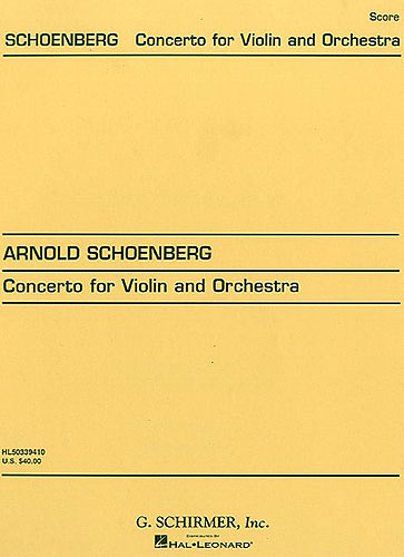 Concerto op.36 for violin and orchestra score