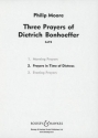 Prayers in Time of Distress for mixed chorus a cappella score