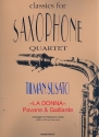 La Donna Pavane and Gaillarde for 4 saxophones (SATB) score and parts