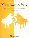 Concertino no.2 for solo piano, 2 pianos or solo piano with orchestra (late intermediate piano duet)