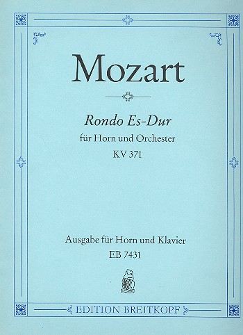 Rondo Es-Dur KV371 fr Horn und Orchester fr Flte und Klavier