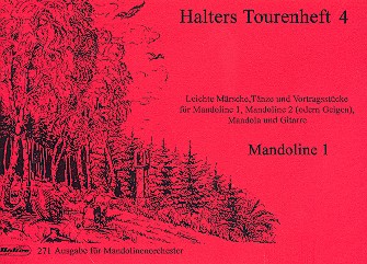 Halters Tourenheft Band 4 fr Mandolinenorchester Mandoline 1