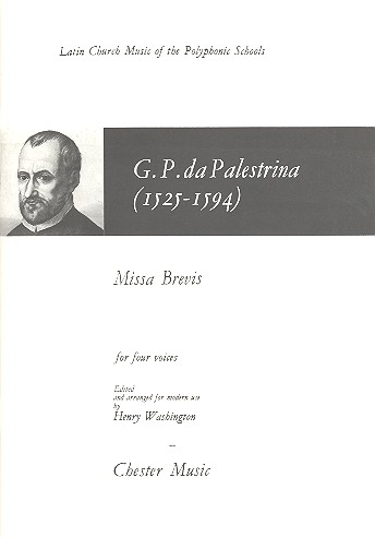 Missa brevis (Ionian mode) for 4 voices a cappella score (piano for rehearsal)