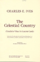 The Celestial Country 2 solo quartets and chorus, strings, trumpets, euphonium, timpani, organ,  vocal score