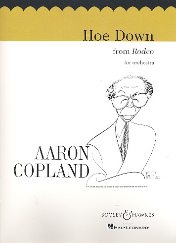 Hoe Down from Rodeo for orchestra score and parts