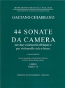 44 Sonate da Camera  vol.1 (1-15) per 2 violoncelli obbilgati e per violoncello solo e basso