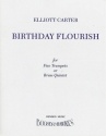 Birthday Flourish for 5 trumpets (brass quintet) 5 scores in C