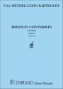 Romances sans paroles vol. 2 (nos.11-19) pour piano