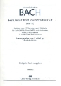 Herr Jesu Christ du hchstes Gut BWV113 fr Soli, gem Chor und Orchester Violine 1