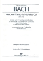 Herr Jesu Christ du hchstes Gut BWV113 fr Soli, gem Chor und Orchester Violoncello/Kontrabass