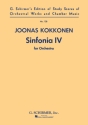 Sinfonie Nr.4 fr Orchester Studienpartitur