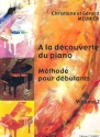 A la dcouverte du piano vol.2 Mthode pour dbutants