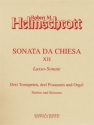 Sonata da chiesa Nr.12 fr 3 Trompeten, 3 Posaunen und Orgel Partitur und Stimmen