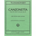 Canzonetta op.35 for violin and guitar Krantz, D. O., ed.