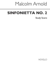 Sinfonietta no. 2 op.65 fr 2 Flten, 2 Hrner und Streichorchester Partitur