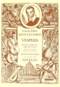 Vespers for soloists, double chorus, organ and orchestra score