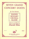 7 grand Concert Duets for clarinets score