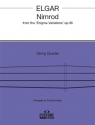 Nimrod from Enigma Variations op.36 for string quartet score and parts