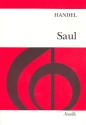 Saul Oratorio for soli, mixed chorus and orchestra vocal score